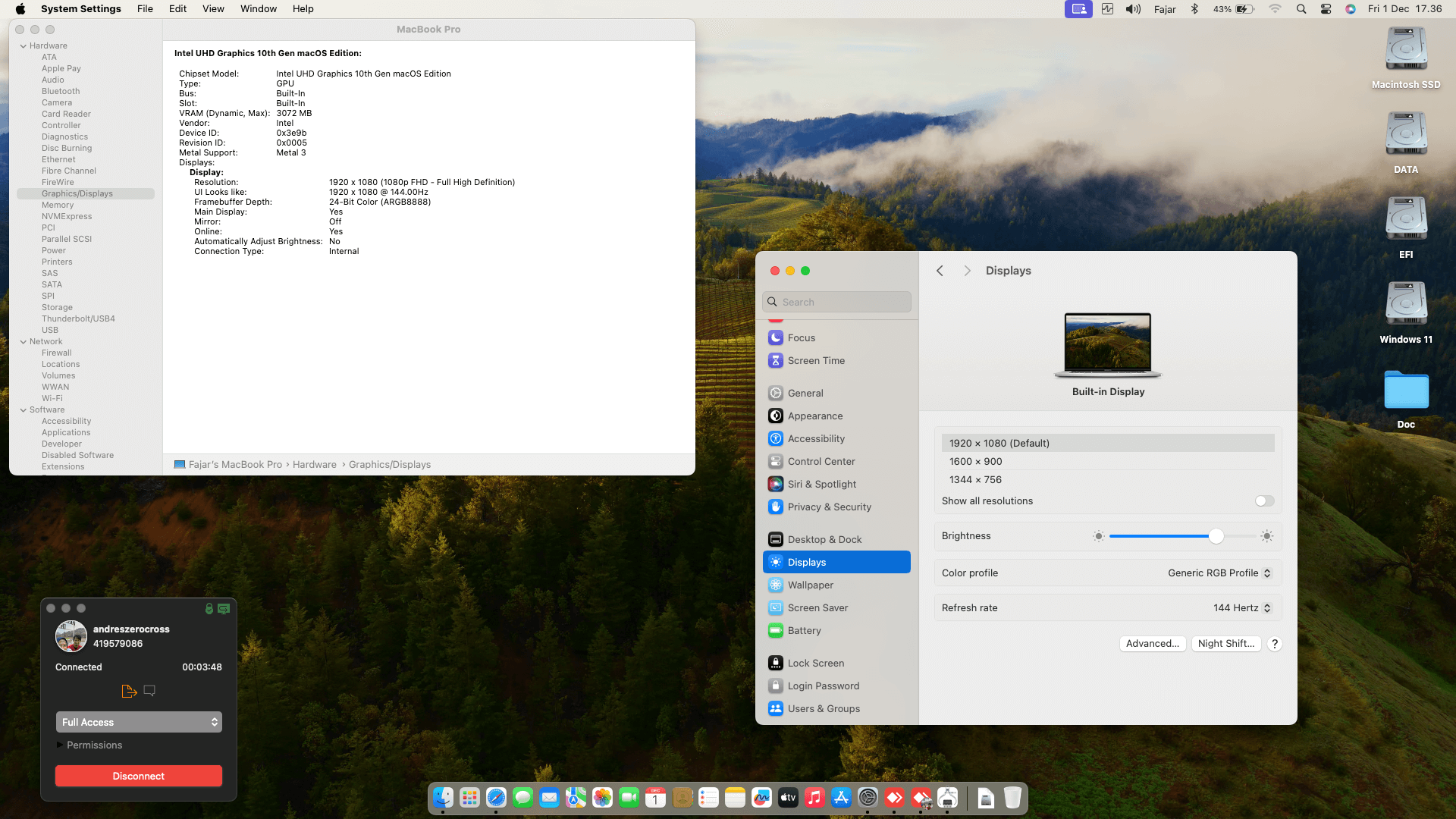 MSI Gaming GP66 Leopard 10UE 2781D [CometLake   Intel UHD 630 + PS2]   OpenCore 1